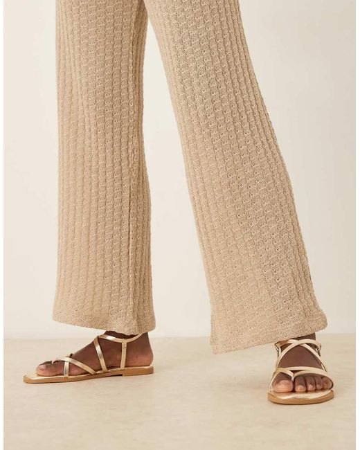 Wide Fit di ASOS in Natural