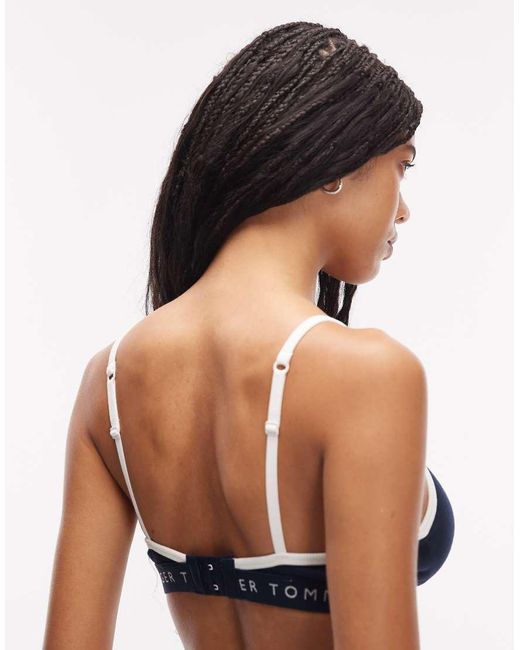 Tommy Hilfiger Blue Heritage Bralette