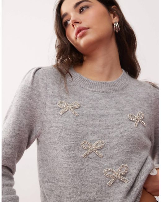 Miss Selfridge Gray – pullover