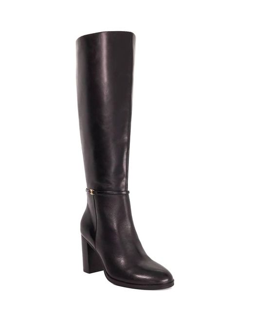Dune Black Starlling Knee High Boots