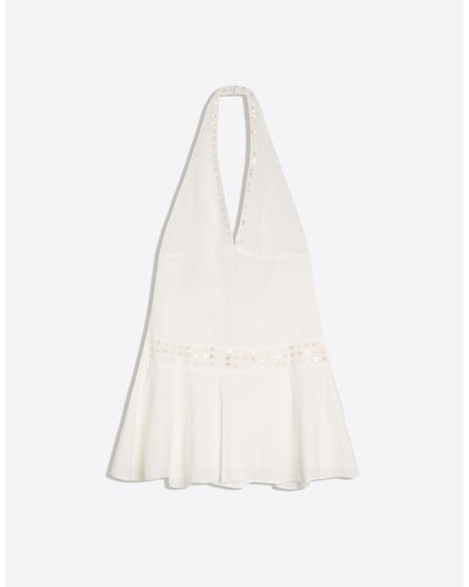 Bershka Brown – neckholder-kleid