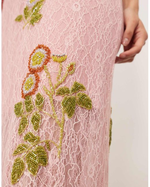 ARRANGE Pink – gerade geschnittenes maxikleid