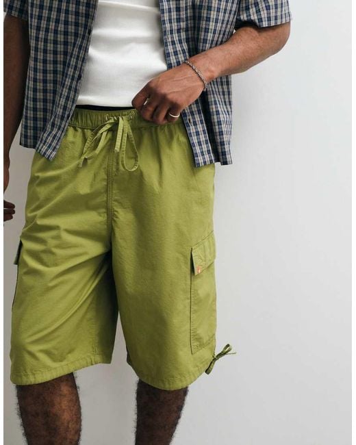 Collusion Green Cargo Jort for men
