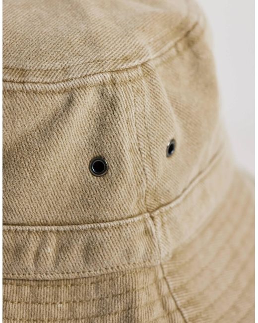 ASOS Bucket hat in Natural für Herren