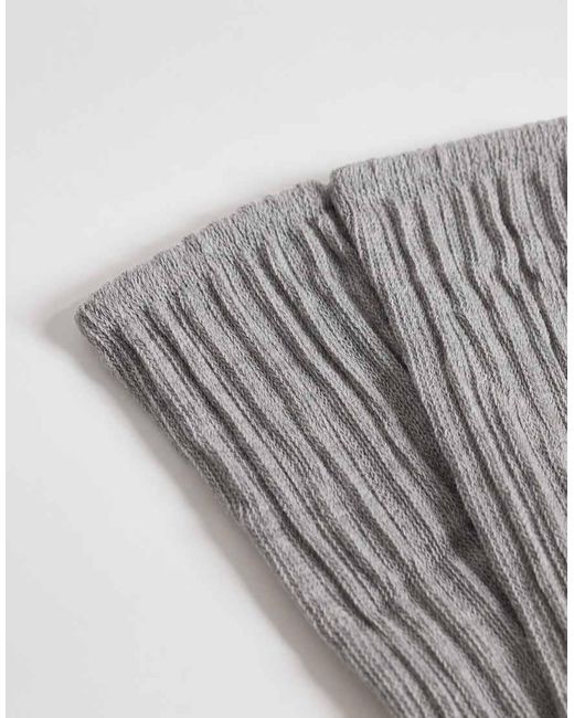ASOS Gray Slouchy Socks