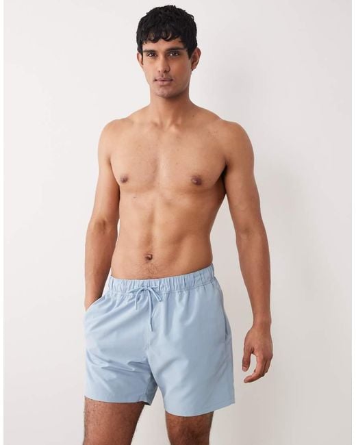 ASOS Blue Swim Shorts for men