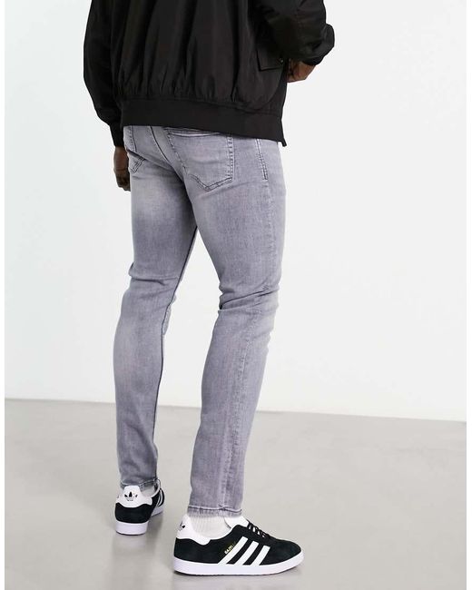 Only & Sons Black Loom Slim Fit Jeans for men