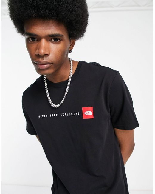 The North Face Blue Never Stop Exploring T-shirt for men