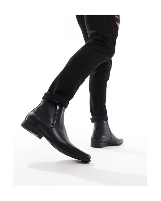 ASOS Black Chelsea Boots for men