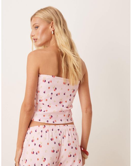 ASOS Pink – trägerloses top