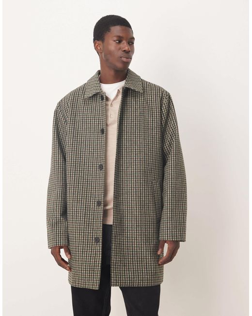 ASOS Natural Mid Length Carcoat for men