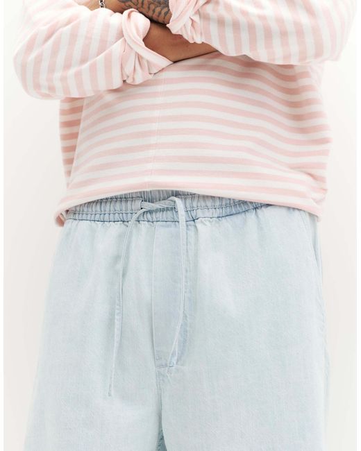 Pantalon Pull&Bear pour homme en coloris White