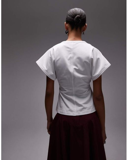 & Other Stories White T-shirt With Wide Sleeves