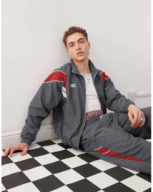 Veste Umbro pour homme en coloris Gray