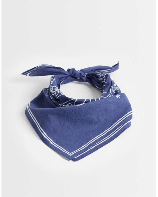 ARKET Blue Cafe Printed Bandana