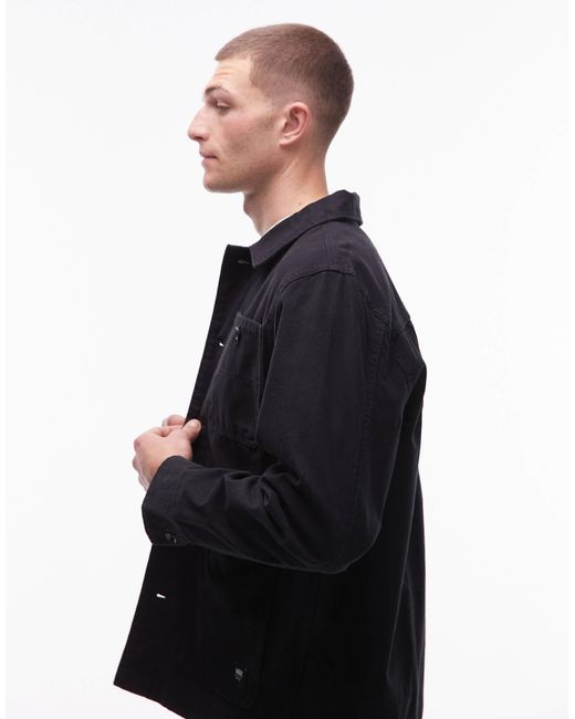 Vans Black Drill Chore Canvas Jacket for men