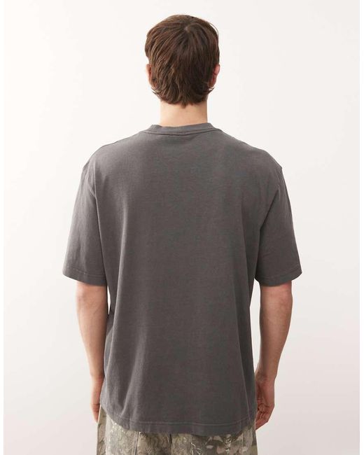 Weekday Gray Relaxed Fit T-shirt for men