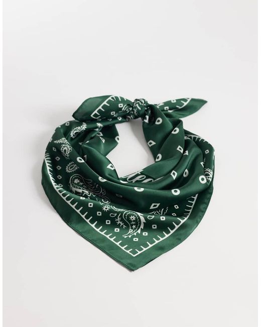Prohibited Green Logo Scarf