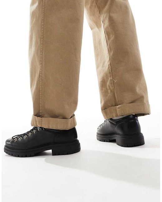 Scarpe Stringate Nere di ASOS in Black da Uomo