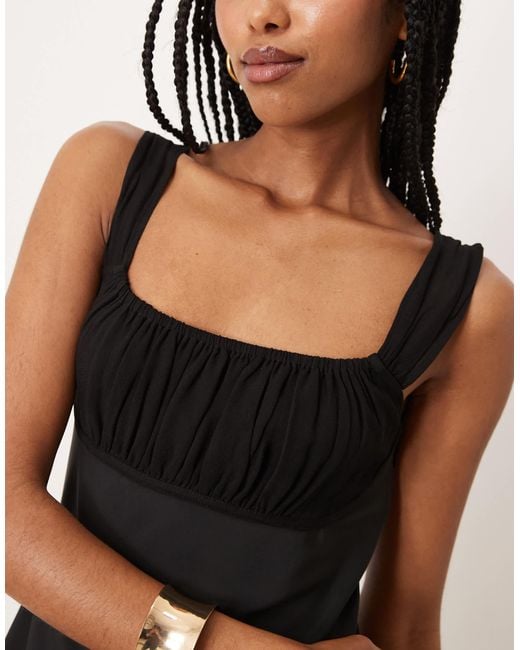 Mango Black – minikleid aus satin