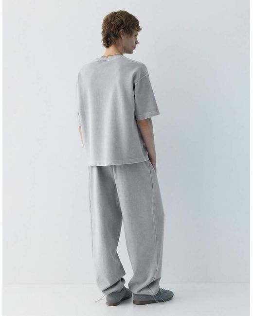 Stwd di Pull&Bear in Gray da Uomo