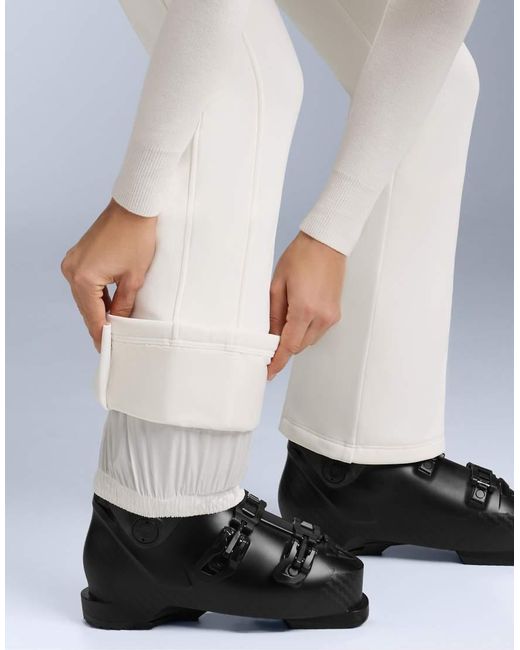 Oysho Blue Water-resistant Stretch Flare Ski Trousers