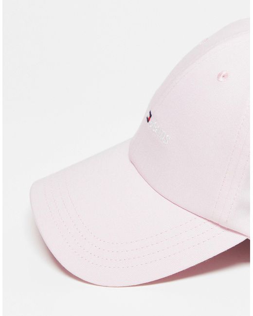 Gorra rosa pálido Tommy Hilfiger de color Rosa | Lyst