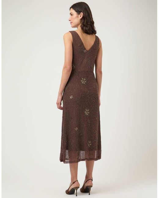 Y.A.S Brown Midi Dress