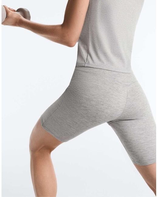 Oysho Gray Evermove High-rise 20cm Short leggings