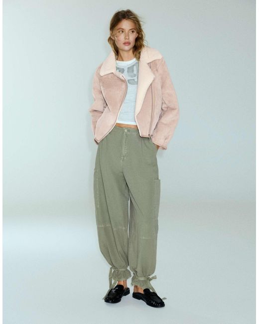 Pull&Bear Natural Doppelseitige jacke