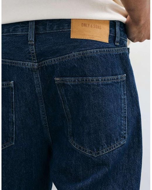 Only & Sons Tye in het Blue voor heren