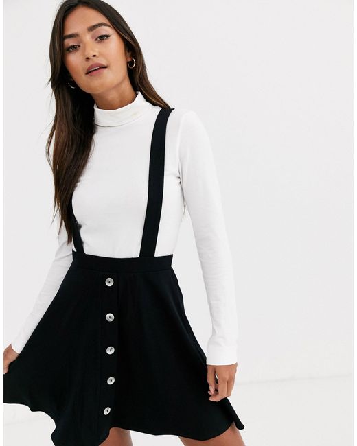 pinafore mini skirt