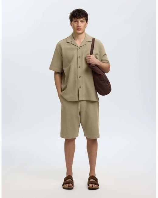 SELECTED Natural Overshirt for men