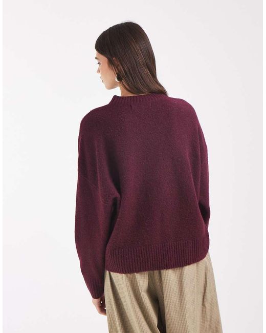 Vero Moda Purple Soft O-neck Jumper