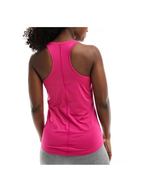 Camiseta rosa fuerte sin mangas Nike de color Pink
