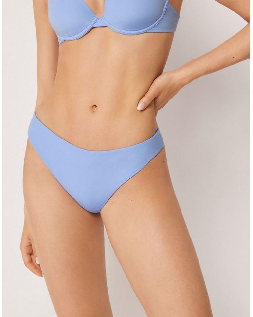 Calzedonia Blue Premium Fit Brief Bikini Bottom