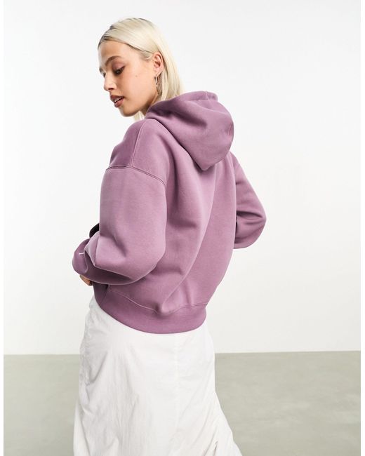 Sudadera color malva con capucha y estampado gráfico Nike de color Purple