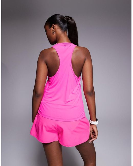4505 Pink Nylon Performance Mesh Quick Dry Running Vest