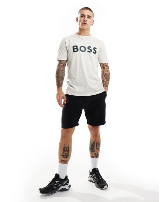 Boss – tee 1 – t-shirt in White für Herren
