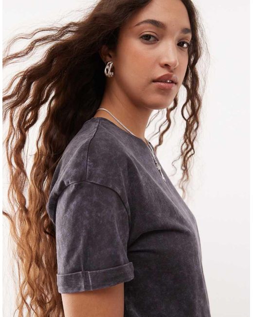 Noisy May Gray Regular Fit T-shirt