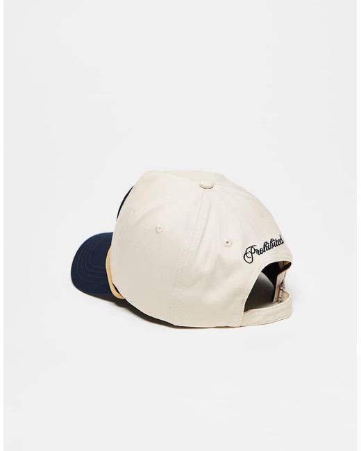 Prohibited Blue Emblem Logo Contrast Peak Cap