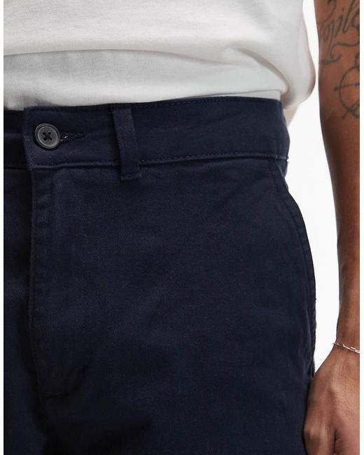 Topman Gray Slim Chino Trousers for men