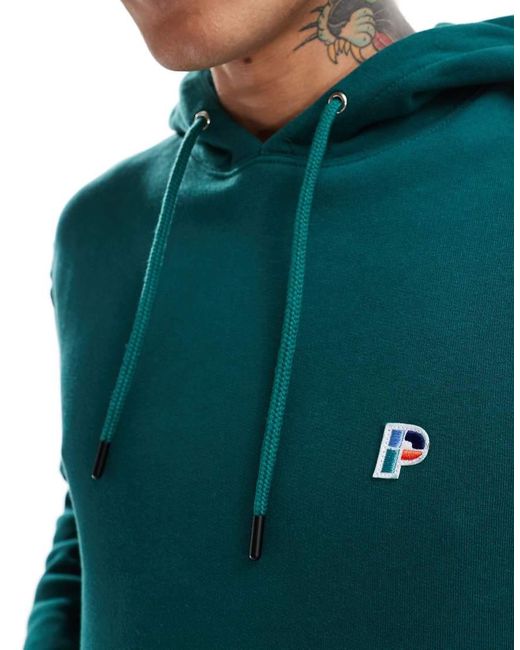 Sudadera Oscuro Con Capucha Y Logo Avery De Parlez de hombre de color Green