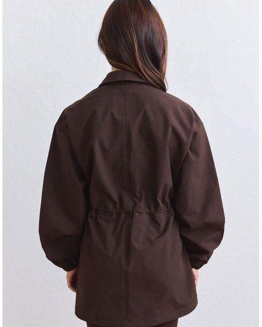 Aim'n Brown Chocolate Waterproof Zip Jacket