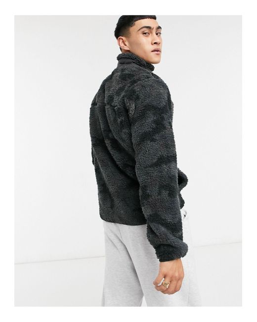 columbia camo sherpa full zip fleece