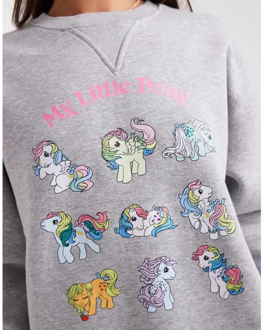Daisy Street Gray X My Little Pony Sweatshirt