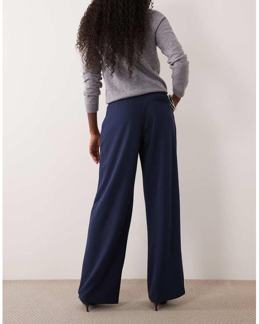 Jdy Blue Wide Leg Tailored Pants