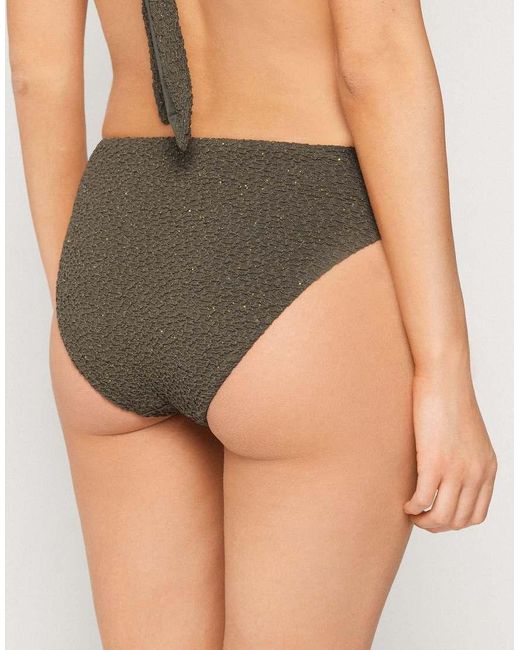 Tezenis Green Crinkle Dune Classic Bikini Bottoms