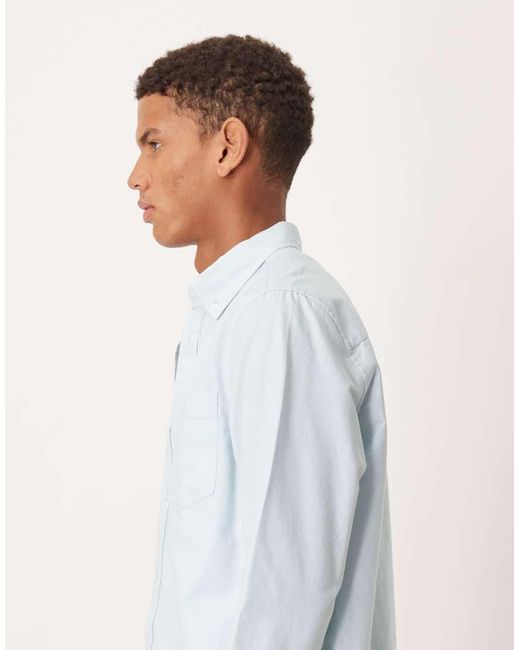 ASOS White Regular Oxford Shirt for men