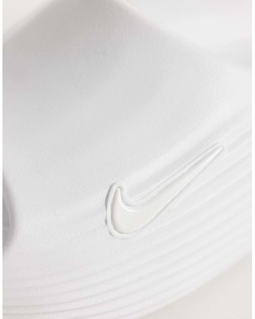 Reactx - claquettes Nike pour homme en coloris White